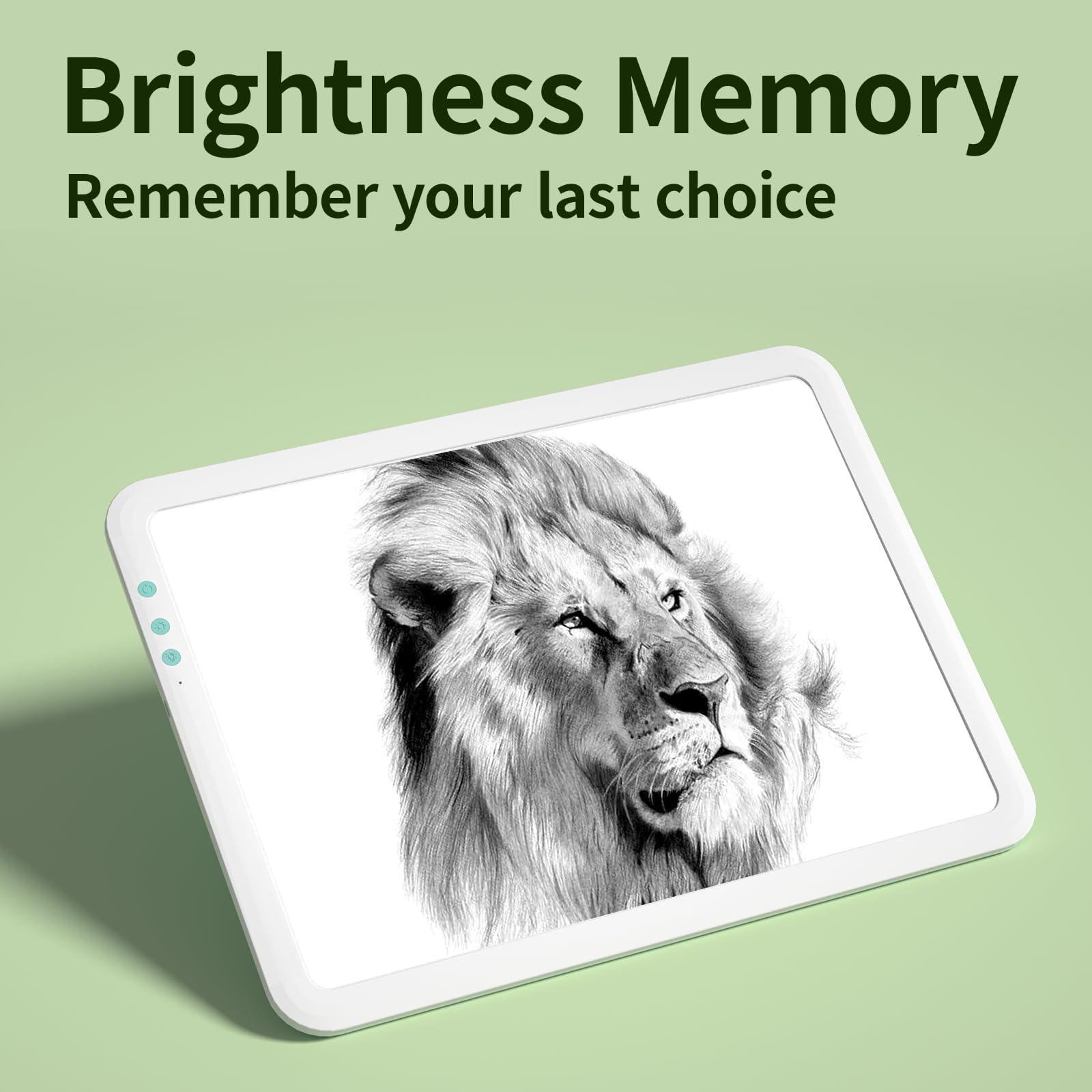A4 Rechargeable Led Super Bright Light Pad Powered by 3500mAh Lithium Battery for Cricut Weeding Vinyl Tool, Portable Wireless Light Board/Box for Tracing, Diamond Painting, Sketching & Drawing