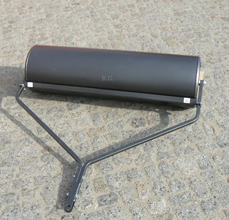 Unbekannt Gartenwalze 102cm Rasenwalze Rasenlüfter Rasentraktor schwarz