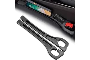 Homaupt Car Seat Gap Filler 2 Pack, Universal Fit Storage Box Anti-Drop Car Seat Side Seam Filler Organizer for Cars, SUV & T