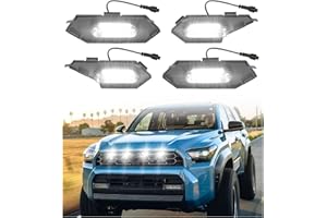 LED Grill Lights for 2025 2026 Toyota 4Runner Raptor Lights Front Grille Light Bar Head Lamp 4 Runner Accessories 6th Gen (Wh