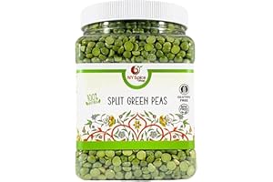 NY Spice Shop Dried Split Green Peas - 1.5 Pound All-Natural Dry Split Peas - Dried Green Peas For Soup, Stews, & Curries - Split Pea Dried Cooking and Food Flavoring - Plant-Based Protein Split Peas