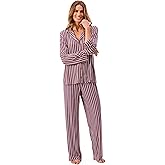 Peace Love & Dreams Martha Stewart Sleepwear | Women’s 2 Pc Pajama Set | Soft and Drapey Relaxation