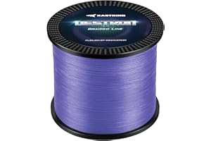 KastKing Destron Braided Fishing Line, Highly Abrasion Resistant, Improved Knot Strength, Ultra-Thin Diameter Superline, Zero Stretch & Memory, CFT “Color Fast Technology”, 75% Thinner Than Mono
