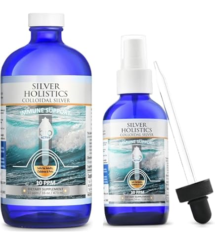 Amazon.com: Colloidal Silver Liquid Spray | 10 PPM Ionic Silver