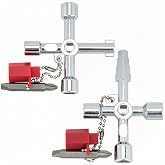 AYWGZL 2 Pcs 4 Way Sillcock Key Kit for Hose Valve Faucet Switch