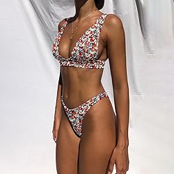 Bathing Suits for Women Deep V Neck Sexy Two Piece