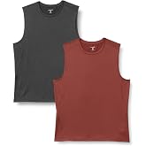 Amazon Essentials Men's Active Quick Dry Moisture-Wicking Tech Stretch Lightweight Sleeveless Muscle Shirt