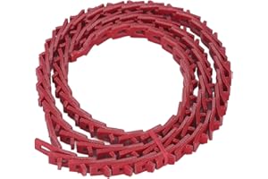 Power Twist V Belt, High Strength 1/2-Inch x 4 Feet A Type Adjustable Link V Belt Not Easy to Break, PU Link Belt Link Access