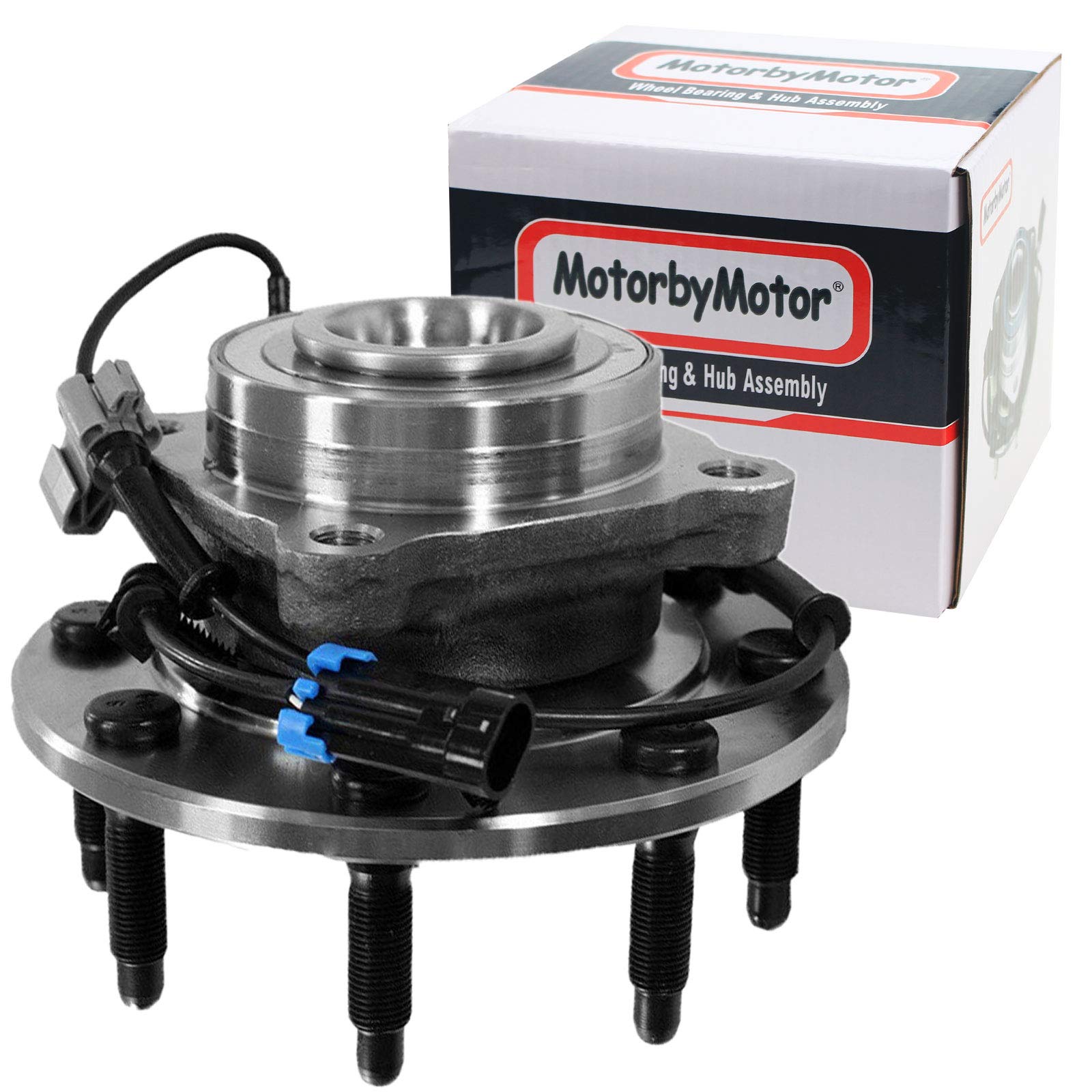 515098 Front Wheel Hub Bearing Assembly Fits for Chevy Silverado 2500 3500 HD, Suburban 2500, GMC Sierra 2500 3500 HD, Yukon XL 2500, Hummer H2 8 Lugs w/ABS Wheel Hub Bearing Assembly