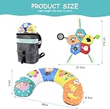 Aolso High Contrast Black and White Baby Belly Time Pillow with Stand Mirror view 2
