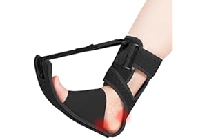 exhood Upgraded Plantar Fasciitis Night Splint, Adjustable Plantar Fasciitis Relief Braces for Women & Men, Supportive Foot Brace with Arch Cushion for Plantar Fasciitis, Achilles Tendonitis, Foot Drop & Heel Spur Pain Relief Day & Night