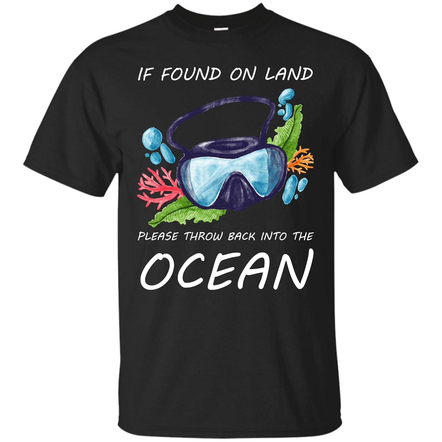 If Found On Land Scuba Diving Shirt Funny Diver Gifts Tee For Kinihax