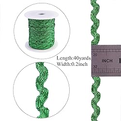 40 Yards Rick Rack Wave Bending Fringe Trim