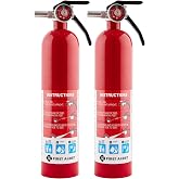 First Alert Home1-2, Standard Home Fire Extinguisher, Red, 2PACK