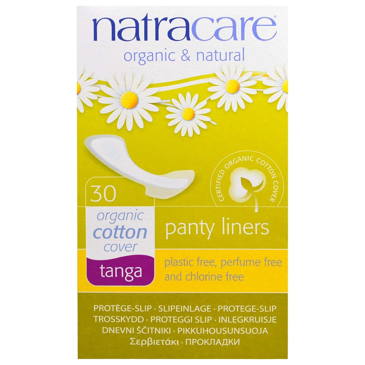 Natracare Natural Thong Style Panty Liners - 30 Pack: Industrial & Scientific