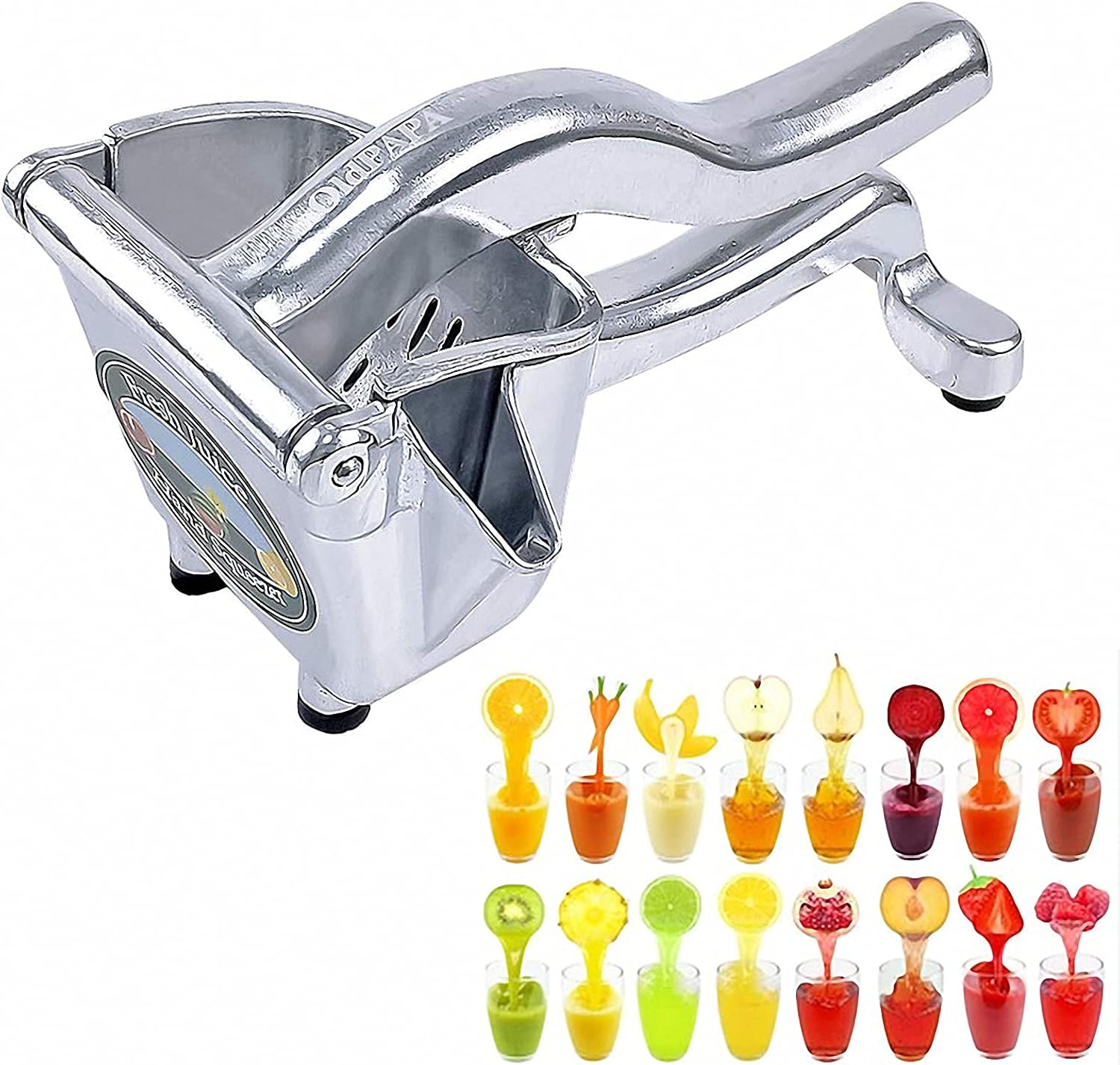 Heavy Duty Single Press Lemon Squeezer, Hand Squeezer, Premium Quality Metal Aluminum alloy Lemon Squeezer, Manual Citrus Press Juicer, Lemon Lime juice, orange juice, apple juice: Kitchen & Dining