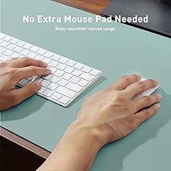 Aothia Leather Desk Pad Protector, Mouse