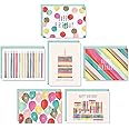 Sweetzer & Orange Watercolor Bulk Birthday Cards Assortment – 48pc Bulk Happy Birthday Card with Envelopes Box Set – Assorted