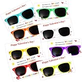 32 Pcs Valentines Day Gifts Valentines Cards with sunglasses Valentine Exchange Gifts for Valentine Gift for Parties and Friendship Favor Supplies