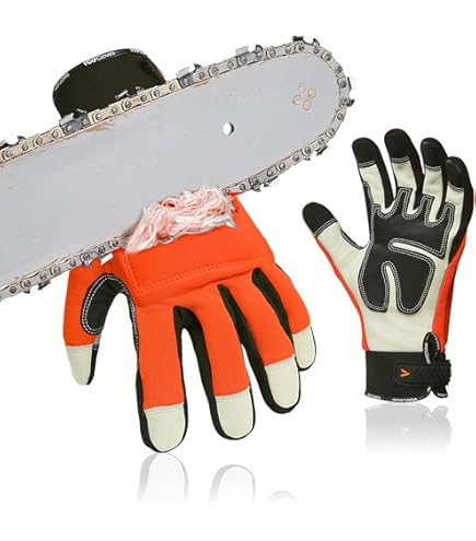 Amazon.com: Husqvarna Functional Saw Protection Gloves, Large