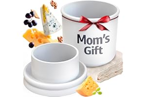 Large Cheese Mold 1/2 GAL with a Follower Press - Cheese Making Kit - Homemade Cheese Making Supplies - Molde Para Queso Fres