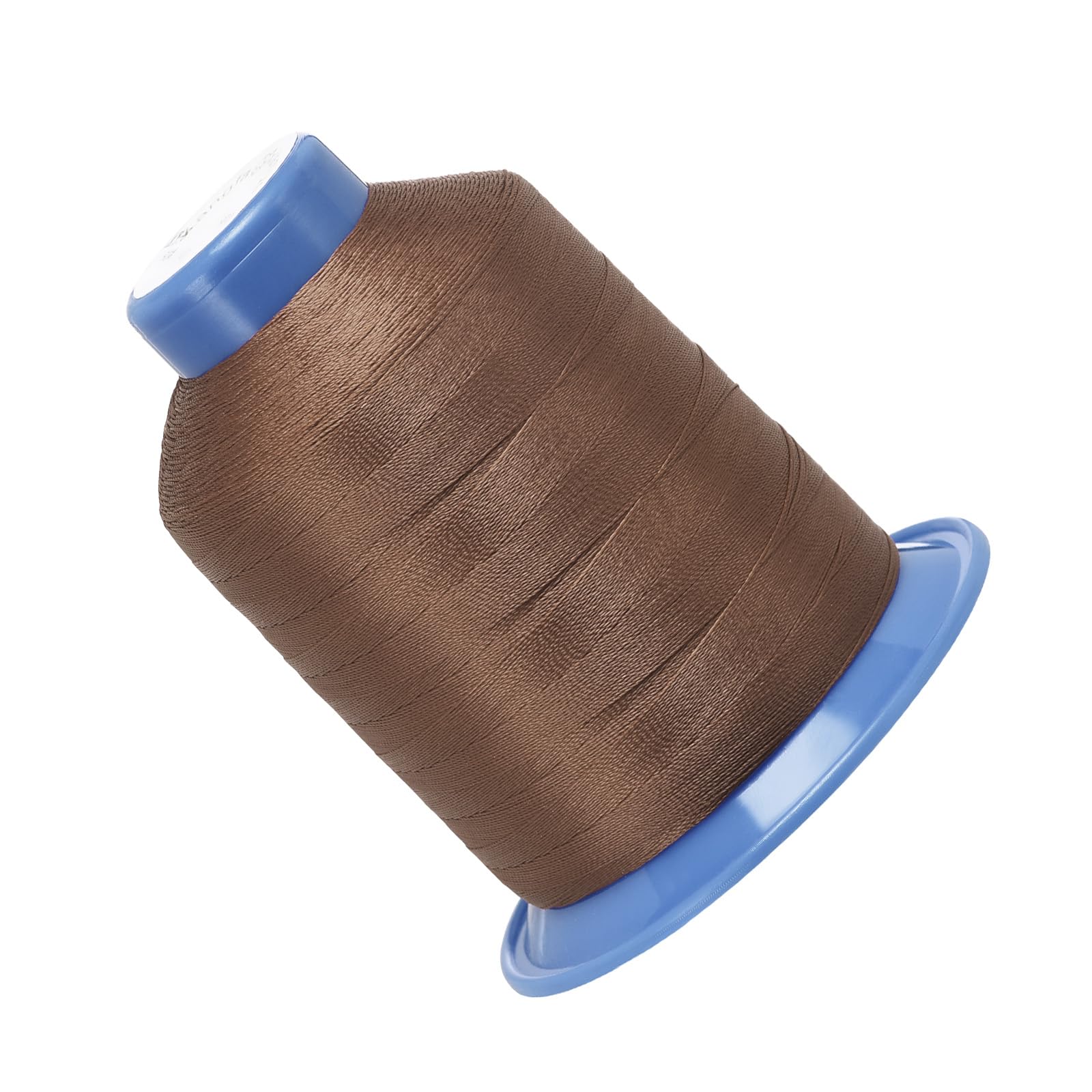 Kozelo Polyester Sewing Thread -[0.25mm (1500D/3) x 1968 Yards] Extra Long Bonded All-Purpose Sewing Thread for Hand Stitching Sewing Machine Use|Polyester, Coffee