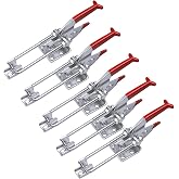 5Pack 2000lbs Toggle Clamp 431,Heavy Duty Toggle Latch Clamp for Latch Lock,Self Latch Toggle Latch Action Lock for Tire Carrier Latch,Smoker Lid Latch,Cam Clamp Latch Pull Latch,Draw Latch Hardware.