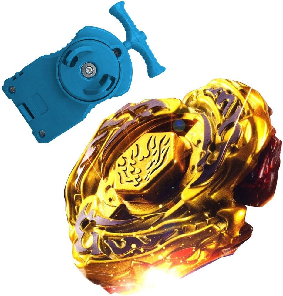 Best Gyro 4D DF105LRF Top Metal Fusion Fight Master Gold L-Drago Toys And Power Launcher Blue