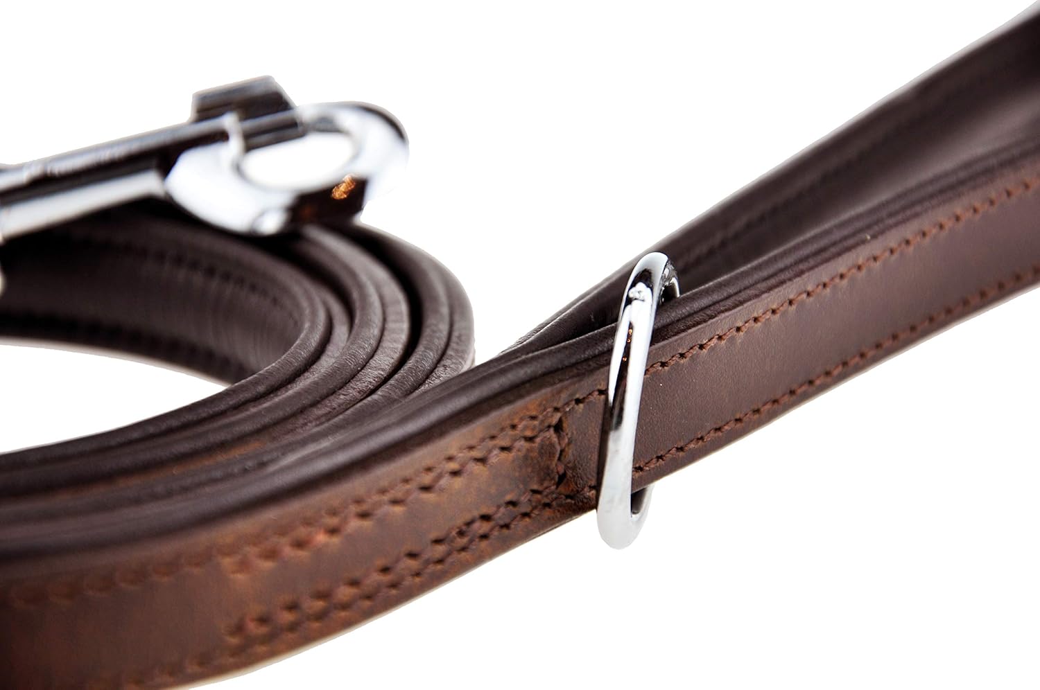 Schnüffelfreunde Leather Dog Leash - Everyday Leash (180cm, Brown) - Image 4