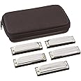 Hohner Special 20 Harmonica Bundle with C-7 Case in keys of G,A,C,D,E - SPC