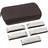 Hohner Special 20 5-Piece Harmonica Bundle with Case