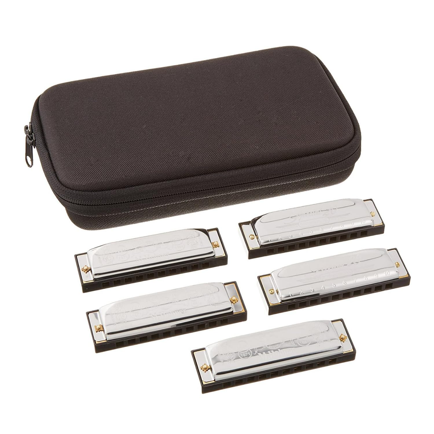 Hohner SPC Special Twenty Harmonica, 5 Pack with Case — image 1