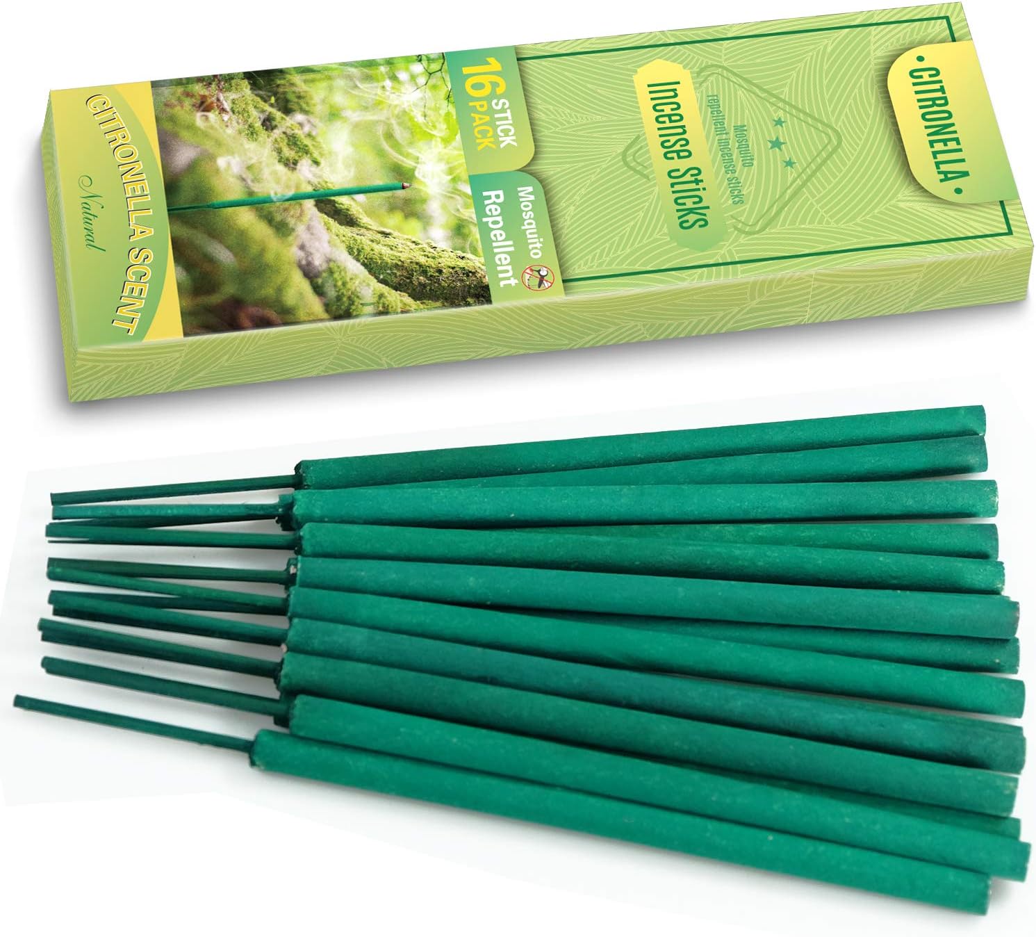 LA BELLEFÉE Outdoor Garden Citronella Incense Sticks 16 Packs Amazon