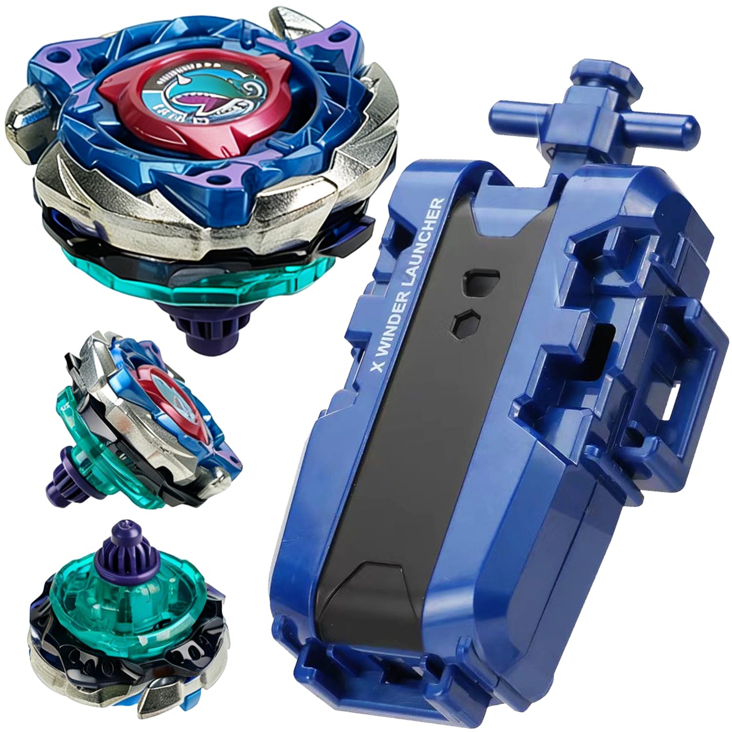 Gyro Set with String Launcher, with Launcher & Grip Battle Gyro Set, Includes String Launcher & Right-Spin Top, Great Starter Set for Kids’ Battling Games, Fun Gift for Boys 6+