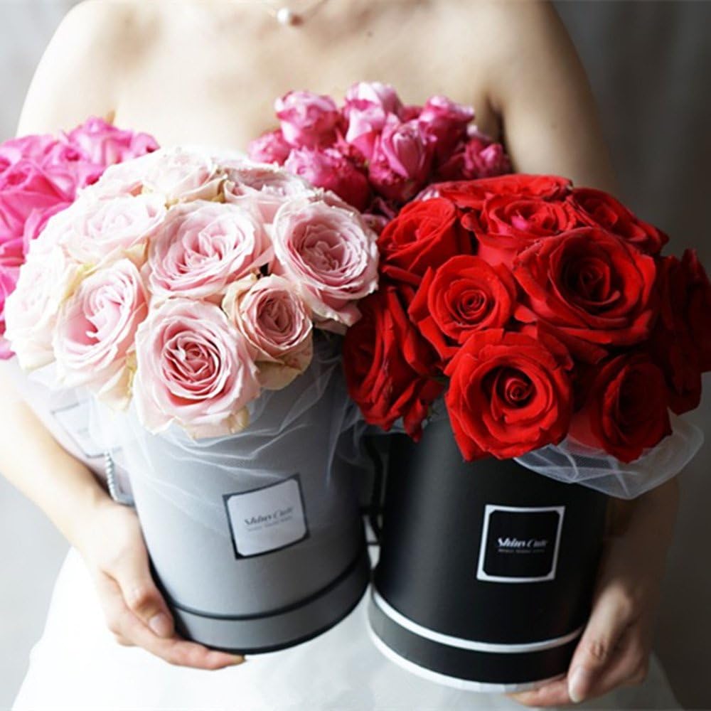 flowers in hat box usa