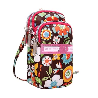 TEBAISE Phone Tasche Armtasche Modische Sonnenblume Muster Zipper Sport-Armband für iPhone samsung Smartphone Armbänder Schul