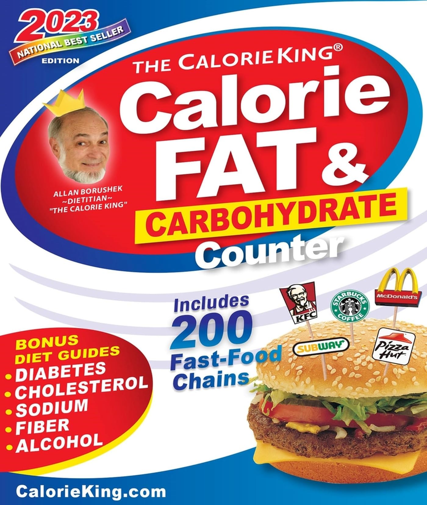 CalorieKing 2023 Larger Print Calorie, Fat & Carbohydrate Counter (Calorieking Calorie, Fat & Carbohydrate Counter)