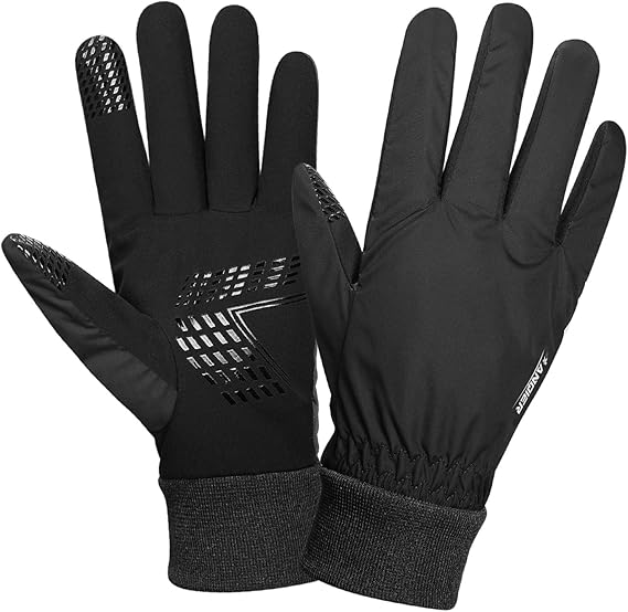 Anqier Winter Thermal Gloves for Men Women Ski gloves Cycling Gloves