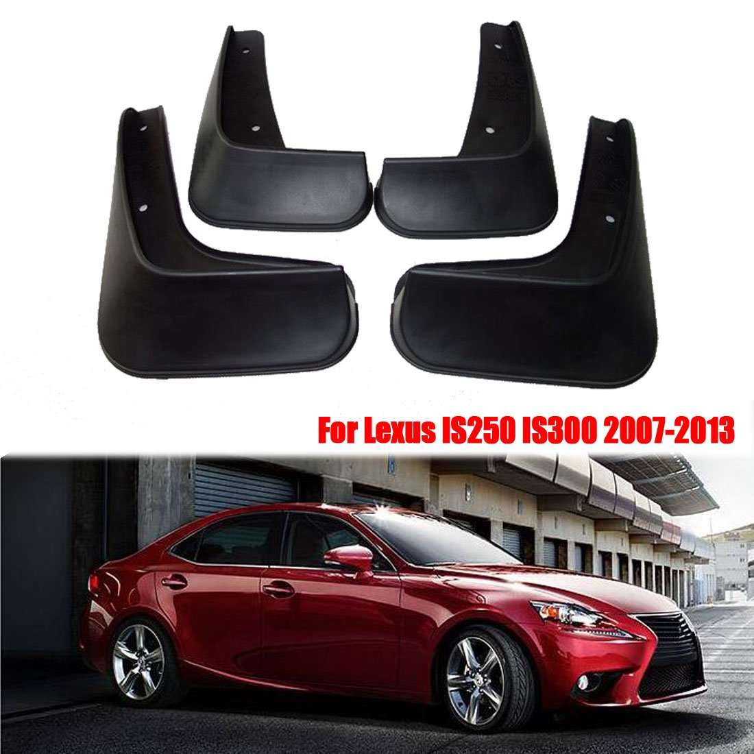 Rear Mudguards For LEXUS IS300/IS250 20072013 Splash Guards Mud Flaps