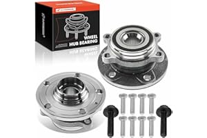 A-Premium 2 x Front or Rear Wheel Bearing and Hub Assembly Compatible with Volkswagen Audi - 2005-2019 - Jetta Passat Golf Ti