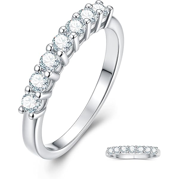 Anillo De Compromiso De Moissanita Ovalada: Alianza Curva De Oro Rosa De 14 K - México