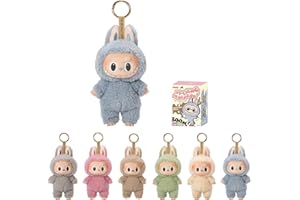 POP MART The Monsters - Tasty Macarons Vinyl Face Blind Box, LABUBU Random Design Action Figures Collectible Toys Home Desk D