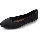 YORINDALE Women's Ballet Flats Round Toe Soft Knit Ballerina Flats Slip On Dress Shoes for Women Walking Dressy Casual Work Wedding