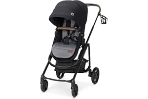 Maxi-Cosi Tayla Max Baby Strollers, Modular with Adjustable Seat, Converts to Lie-Flat Carriage, Parent and World Facing View, Lightweight, Onyx Wonder