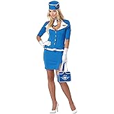 California Costumes Retro Stewardess Costume