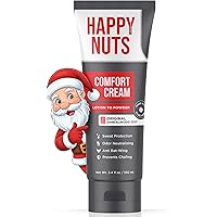 Happy Nuts Comfort Cream Deodorant For Men: Anti-Chafing Sweat Defense, Odor Control, Aluminum-Free Mens Deodorant & Hygiene