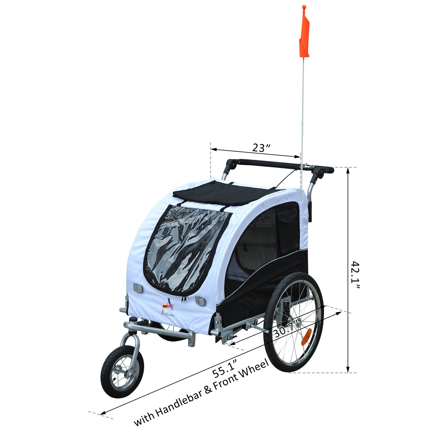 aosom dog stroller