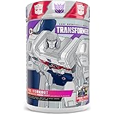 Core Nutritionals Transformers Energon Pre Workout | 300mg Paraxanthine | No Crash Energy & Focus | Free Prize Inside - Megatron | 20 Servings (Blood Orange Passion Fruit)