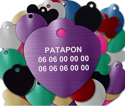 Gravure Concept Medaille Pour Chien Et Chat A Personnaliser Medaillon Grave 31 Mm 1 A 3 Lignes 8 Couleurs Disponibles Violet Coeur Amazon Fr Animalerie Gravure Concept Medaille Pour Chien Et Chat A Personnaliser Medaillon Grave 31 Mm 1 A 3 Lignes 8 Couleurs Disponibles Violet Coeur Amazon Fr Animalerie