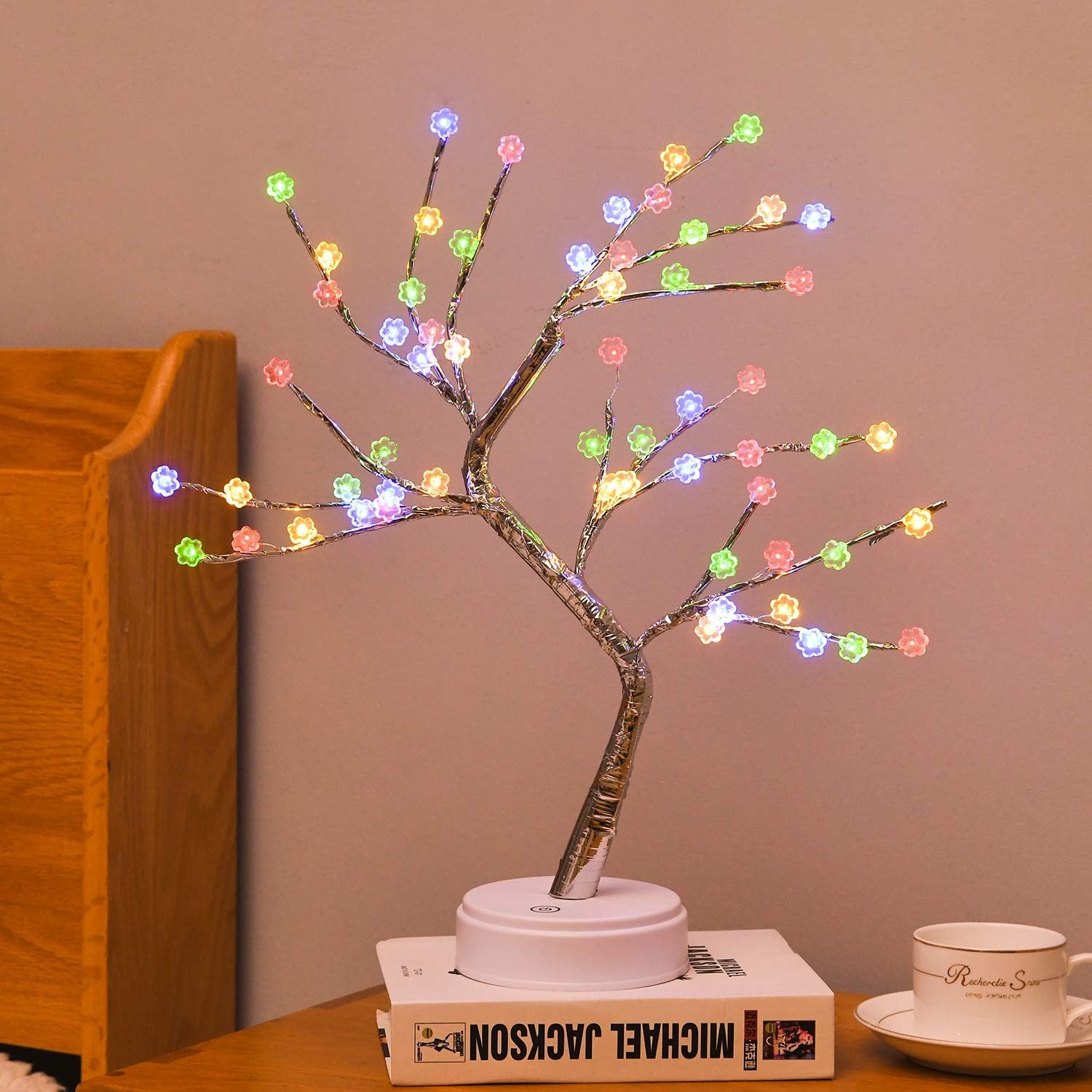 Byncceh Artificial Tabletop Bonsai Tree Lights DIY Bonsai